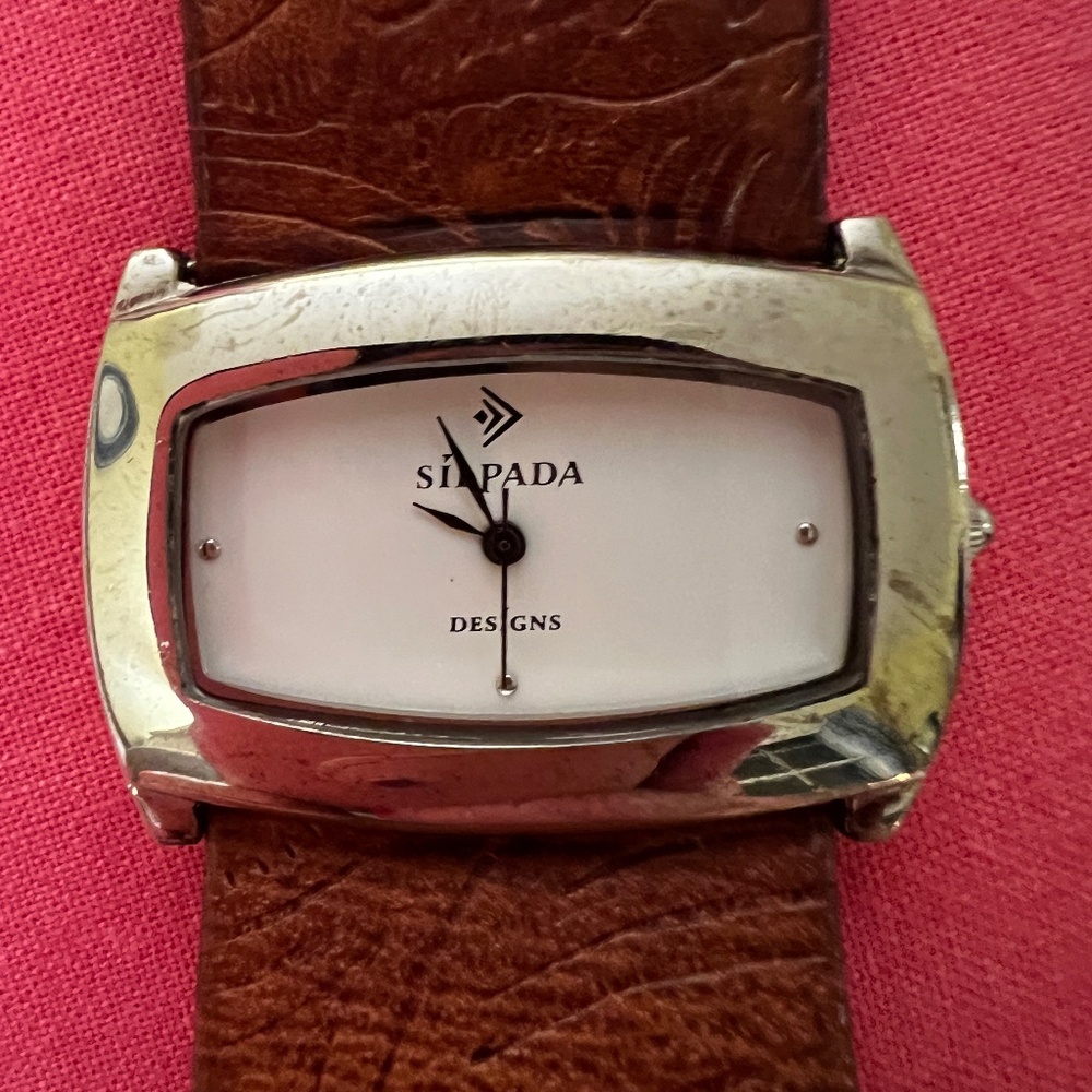 Silpada Brown Leather Watch